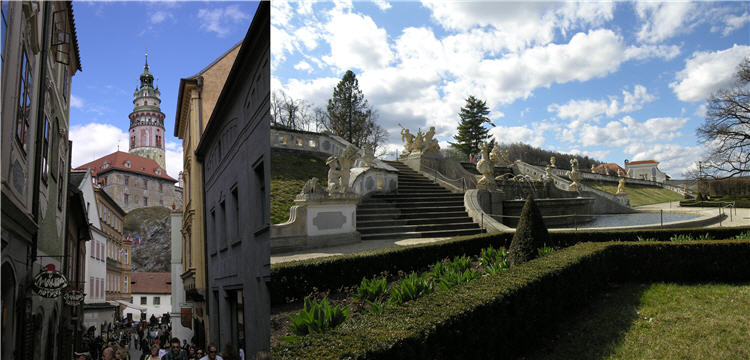 Krumlov_Schlossturm+Schlossgarten_klein